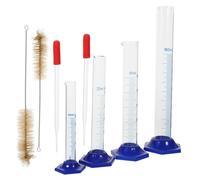 OUNONA 1set Cilindri Graduati Contagocce e Spazzole Per Letture Precise Istituzioni Educative e Strutture