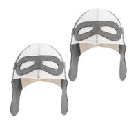 OUNONA 2 Cappelli da Sauna in Feltro di Lana Unisex per Uomo e Donna Cappello da Spa Protettivo dal Calore Copricapo Assorbente per Bagno Turco e Spa Russa Accessorio Leggero e Facile