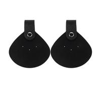 OUNONA 2 cuscinetti nasali di protezione solare - Protezioni nasali UV per occhiali da sole - Cuscinetti di ricambio per occhiali - Cuscinetto in PU morbido nero per sport all'aria aperta,