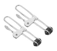 OUNONA 2 morsetti Action Grid, clip multifunzionali per griglie da soffitto | Morsetto per montaggio piastrelle, morsetto per gioielli, leva di azionamento a una mano, supporto a T per soffitto sospeso