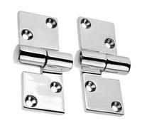 OUNONA 2 pezzi Cerniere per Porte in Acciaio Inox Spesse e Robuste Separabili per Mobili e Strutture Pubbliche Supporto Rinforzato e Installazione Facile