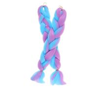 OUNONA 2 Pezzi Extension per Treccine Boho Jumbo Capelli Sintetici con Colori Sfumati Treccia Sintetica Leggera per Feste e Festival Adatte Ragazze e Donne Stile Versatile e Confortevole