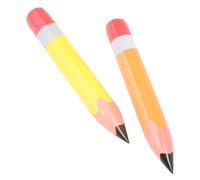OUNONA 2 Pezzi giocattolo gonfiabile a matita grandi pastelli far esplodere i pastelli far esplodere la matita palloncini del primo di scuola matita gonfiabile pvc