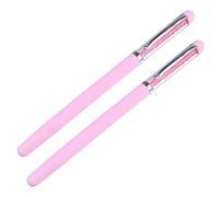 OUNONA 2 pezzi Penna Nail Art Rosa per Manicure Professionale Dotting Pen per Decorazioni con Pietre Preziose Strumento Preciso per Unghie Naturali Finte e Acriliche Adatto Uso Salone e