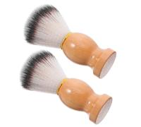 OUNONA 2 Pezzi Pennelli da con Setole Morbide Manico Ergonomico per Rasatura Umida Pulizia e Spazzola Durevole e Versatile per Capelli e Sensibile
