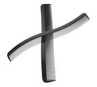 OUNONA 2 pezzi Pettine S Shape per Parrucchiere Doppia Faccia Curva per Taglio e Styling Sicuro Materiale Resistente e Antigraffio per Domestico e Salone