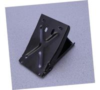 OUNONA 2 Pezzi Stop Control Triangolo Fermaruota in Metallo Nero Antiscivolo per Auto e Camion Resistente e Durevole con Fondo Antiscivolo per Grip