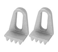 OUNONA 2 pezzi Strumento Bloccaggio Volano Auto in Metallo per Motori Compatibili Blocco Preciso per Manutenzione Veicoli Resistente e Versatile