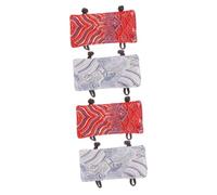 OUNONA 2 Set Guanti Per Manico in Pentola Maniglia Copertine Di Teiera Isolato Bollitore Padella Coperture Per Manico Manici Per Pentole Resistenti Al Calore Stoffa 2 Pezzi*2
