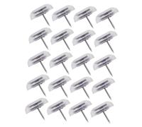 OUNONA 20 pezzi Copripiedi per Gambe Sedie e Tavoli Rotondi in Feltro Antiscivolo Protezione Silenziosa per Pavimenti Solidi come Parquet Legno Laminato e Piastrelle Facili da Installare