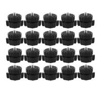 OUNONA 20 pezzi di attacco a sfera da 17 mm a vite da 1/4 per stativo | Adattatore a snodo sferico per montaggio fotocamera, compatibile con la maggior parte dei treppiedi, installazione rapida,