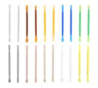 OUNONA 20 pezzi di spingi cuticole per unghie - Raschietto monouso in acrilico a doppia testa - Kit per la pulizia delle unghie per manicure e pedicure - Tagliaunghie per cuticole per