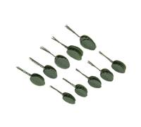 OUNONA 200pezzi Foglie Artificiali Per Decorazione Casa Foglie Di Rosa Finte Verde Scuro Per Allestimenti e Feste Accessori Per Composizioni Floreali e Decorazioni Interne