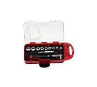 OUNONA 23 pezzi Chiavi Bussola con Cricchetto e Prolunga Utensili Riparazione per Auto e Moto Manico Ergonomico Resistente Assortimento Completo in Custodia Organizzata