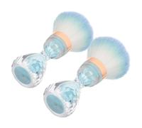 OUNONA 2pcs Per Pennello Per Polvere Per Spazzola Per Per La Pulizia Delle Unghie Unghie Art Polvere Rimozione Della Pennellata Per Artigianato Blush Pulire Gli