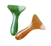 OUNONA 2pezzi Raschietto Guasha per Massaggi Manuale Strumento Guasha Portatile Raschietto Muscolare per Corpo Tavola Raschiante Riutilizzabile