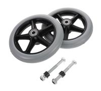 OUNONA 2Pezzi Ruote Anteriori per Direzionali Facili Installare e Compatibili con Diverse Accessori per Uso