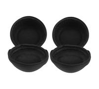 OUNONA 2pezzi Scatola Rotonda Per Orologio Da Viaggio Custodia Cerniera Portatile Per Orologio Singolo Antiurto Per Proteggere Orologi e Smartwatch