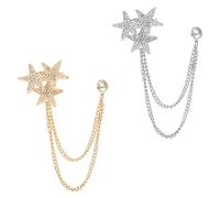 OUNONA 2Pezzi Spilla per Abbigliamento Accessori Chic per per e Speciali
