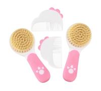 OUNONA 2set Spazzole per Capelli per Ragazzo Ragazza Ragazza Setole Naturali Morbide Pettine per Cura dei Capelli del Ragazzo per Registro e Uso Quotidiano