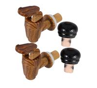 OUNONA 2sets Rubinetto e Tappo Per Fusti Di Vino Ricambio in Plastica Per Secchiello Per Vino Rubinetto Pratico Per Vinificazione Tappo Per Botti Di e Birra