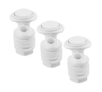 OUNONA 3 pezzi Rubinetto per Dispenser Bevande in Plastica con Pulsante Push Rubinetto Acqua Facile da Installare per Bottiglie Erogatore Compatto e Pratico per Uso Domestico e Ufficio