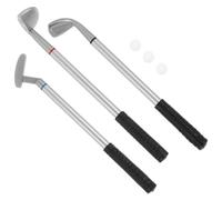 OUNONA 3 set Penne Golf Metallo Cancelleria Ufficio Creativa con Nero Blu e Souvenir per Golfisti Idea per Appassionati Golf