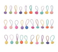 OUNONA 30 elastici per capelli per neonati, a forma di stella, sfera e | Elastici per capelli per neonati, morbidi e delicati sui capelli, con disegni animati, per neonati, bambini e ragazzi.