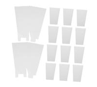 OUNONA 36 pezzi Scatole Popcorn Party in Carta Bianco da Contenitori Versatili per Snack Patatine e Burger Leggere e Resistenti per Feste e Serate Cinema