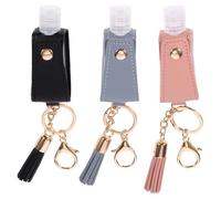 OUNONA 3pezzi Bottiglia da Viaggio Ricaricabile da Bottiglia Vuota Ricaricabile Piccola Portachiavi da Viaggio Portachiavi Vuota