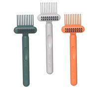 OUNONA 3Pezzi Spazzole per Pettini e Spazzole per Strumenti Leggeri e Resistenti per Domestico e Facili Trasportare