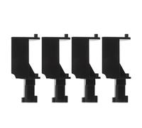 OUNONA 4 pezzi di accessori di ricambio per ganci per porta a microonde - Fermo a pressione e fermo per porta - Chiudiporta universale per forno a microonde