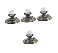 OUNONA 4 Pezzi Portalampada Vintage per Lampadine Adattatore da Base per Chandelier e Materiale Resistente e Facile da Installare e Sostituire