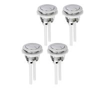 OUNONA 4 pezzi Pulsante Doppio Scarico Wc Ovali per Cassetta Acqua Sostituzione Facile per Risparmio Idrico Bagno Standard Installazione senza Attrezzi