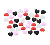 OUNONA 40 paia Impugnature Auricolari Antiscivolo per Occhiali Supporti Comodi in Silicone Forma di Cuore Professionale per Attività Outdoor e Uso Quotidiano Adatti e Adulti Colori Misti