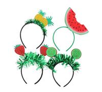 OUNONA 4pezzi Fasce Per Frutta Decorative Per Feste Hawaiane Copricapo Divertente Per Ragazze e Donne Accessori Per Unici
