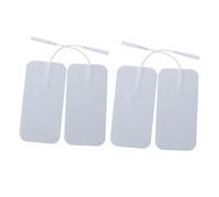 OUNONA 4pezzi Pad Elettrodi Riutilizzabili Con Gel Conduttivo Per Fisioterapia Elettronica Media Frequenza Adesivi Durevoli Per Elettrostimolatore Uniformi Per Terapia Muscolare e Articol