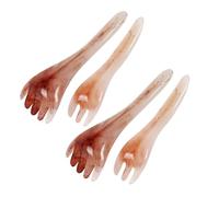 OUNONA 4pezzi Pettine per Testa in Resina Strumento per Massaggio del Capelluto Manuale Raschietto Guasha per Uso Casa Ufficio e Viaggio per Uomini