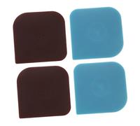 OUNONA 4pezzi Raschietto per Padelle in Nylon per Pulizia Pentole Padelle Wok e Ciotole Utensile per Rimuovere Sporco Graffiare