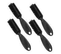 OUNONA 4pezzi Spazzola Per Capelli Da Barbiere Setola in Nylon Morbida Pulizia Completa Dei Peli Tagliati Per Uso Domestico e Salone Styling Professionale