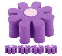 OUNONA 5 pezzi di decorazioni floreali carine per antenna auto, copri antenna universale in schiuma EVA per tetto del veicolo, decorazione esterna auto, accessorio floreale nuovo e carino per, viola
