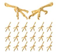 OUNONA 50 ciondoli a forma di artiglio d'uccello, stile antico, per | Ciondoli decorativi a forma di artiglio, ciondoli a forma di zampe d'aquila, accessori spettrali per braccialetti,