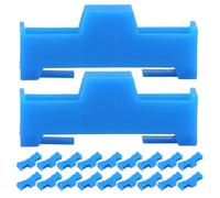 OUNONA 50 clip di collegamento per cavo di prolunga - Morsetto di prolunga per cavi auto RC - Fermo di fissaggio in plastica per cavi servo per modelli di aeroplani per evitare l'allentamento
