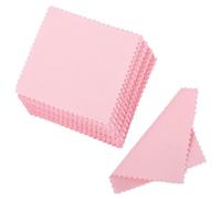 OUNONA 50 pezzi Panni Pulizia in Microfibra per Gioielli e Occhiali Morbidi e Compatti per Schermi e Lenti Effetto Lucidante per Viaggi e Uso Quotidiano