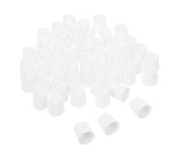 OUNONA 50 Pezzi Tappi Dentifricio Plastica Sigillanti con Chiusura Facili Usare e Antiperdita per Tubetti Dentifricio e Pomate per Viaggi e