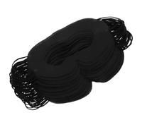 OUNONA 50 Pezzi Vr Eye Covers Liners Eye Covers For Vr Headset Non Tessuto Nero Traspiranti Barriera Contro Sudore Polvere e Grasso per Setup Condivisi