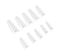 OUNONA 500 Pezzi Palette per Unghie Trasparenti Scheda Espositiva per Manicure Pannelli per Pratica Nail Art Principianti Accessori per Unghie Finte e Tavolozza Colori Portatile
