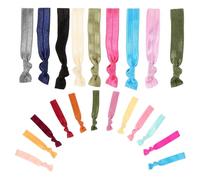 OUNONA 50pezzi Elastici per Capelli Annodati Fasce per Capelli Delicate senza Danni per Donne Ragazze Elastici per Coda di Cavallo in Tinta Unita per Allenamento Corsa Yoga Scuola