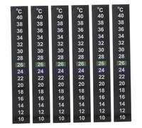 OUNONA 6 pezzi Adesivi Termometro per Indicatori Temperatura Colorati da Monitoraggio Della Temperatura per Serbatoi Facile Applicazione Batteria