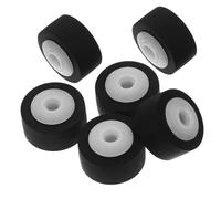 OUNONA 6 pezzi Rulli Pressori con Cuscinetto per Registratore Cassette e Videoregistratore Vhs Ricambio Stabile per Lettore Audio Video e Radio Misure Portatile e Leggero